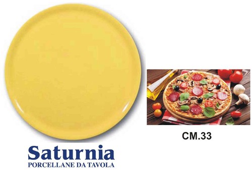 Piatto pizza giallo napoli - giallo,