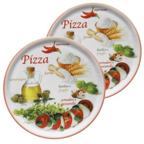 Set piatti pizza napoli - set,