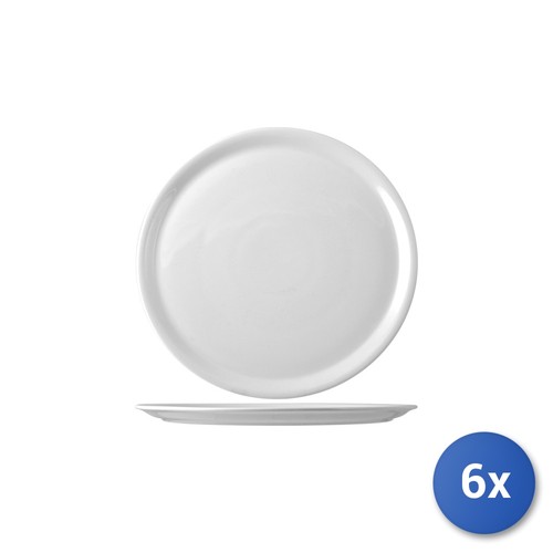 Piatto pizza porcellana - 6x,