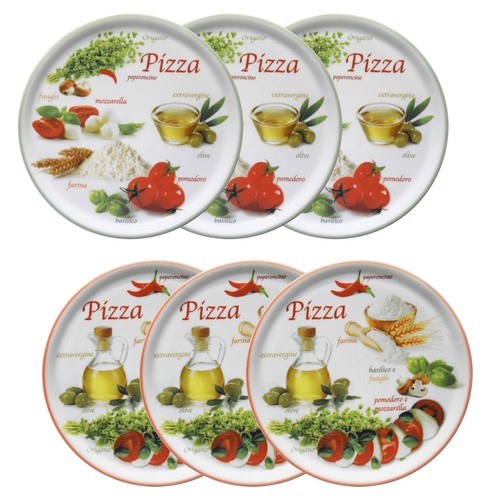 Set piatti pizza napoli - set,