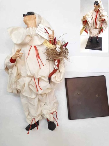 Pulcinella vestito cm - 1,