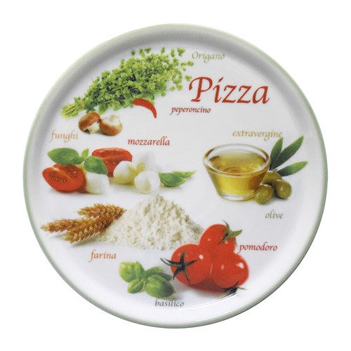Piatto pizza napoli green - napoli,
